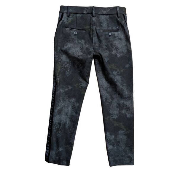 New Maison's Forte Dei Marmi New York Slim Pant Camo Tonal Jacquard Size EU 36 - Picture 7 of 12